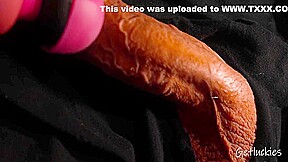 Close Up Vibration For And Huge Cumshot