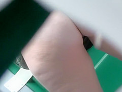 Close look at tiny pissing pussy
