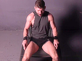Connor Halsted Muscle BDSM Gay Bondage Blowjob Face Fuck