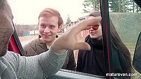 Cougar Likes To Drive Twinks Downtown