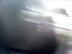 Couple play in car