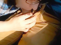 Couple train BJ fun