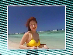 Crazy Japanese model Reina Matsushima in Exotic Beach, Blowjob JAV video