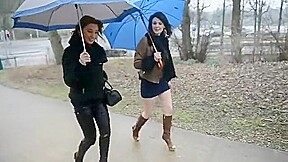 Crazy homemade Girlfriend, Outdoor sex clip