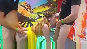 Cum Addicted teen 18+ in Extreme Bukkake