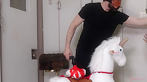 Cum Guzzling Bondage Babe Is Ass Rammed