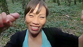 Cum loving Asian Milf loves to go dogging