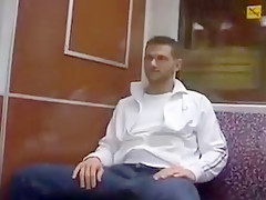 Cum on a Train