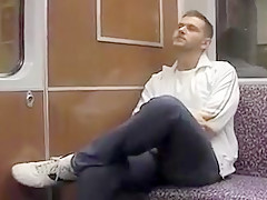 Cum on a Train