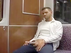 Cum on a Train