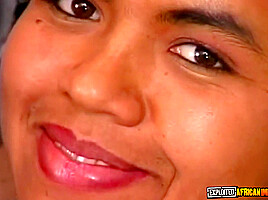 Cute Ebony Immigrant teen 18+ Passionately Rides German Cock