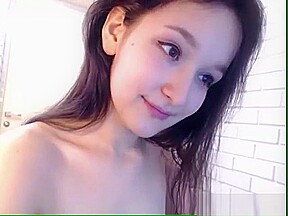 Cute Young Camgirl Puts Two Fingers up Her Butt HD 2of2