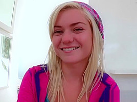 Cute anal teen 18+ Chloe Foster loves monster cock!