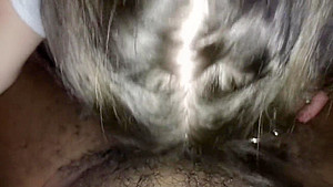 Cute little head monster with piercings swallows