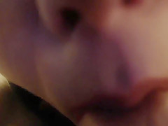Cutie Moxi Vapes and Plays with Precum POV Blowjob for Cock Cam