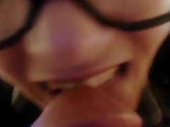 Cutie Moxi Vapes and Plays with Precum POV Blowjob for Cock Cam