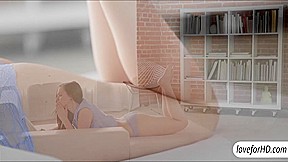 Cutie babe Lily Carter anal and creampie