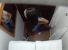 Czech Massage Room Intensive Sex with teen 18+ Brunette