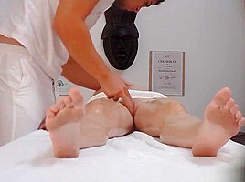 Czech Massage Room Intensive Sex with teen 18+ Brunette