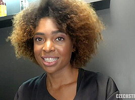 Czech Streets – Extra Sexy Black Hairdresser