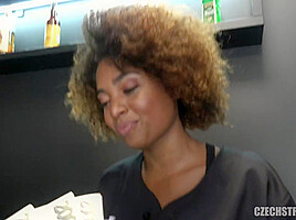 Czech Streets – Extra Sexy Black Hairdresser