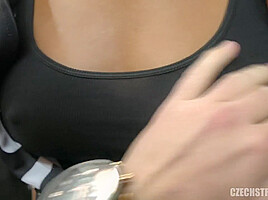 Czech Streets – Extra Sexy Black Hairdresser