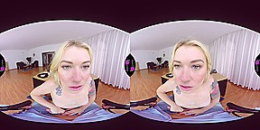 CzechVRCasting 089 Tattooed Blonde at VR Casting