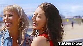 Dana And Bella Got Butt-fucked In A Row With Ella B, Tushy Raw And Bella Rolland