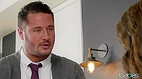 Danny Mountain And Elena Koshka - Horny Brunette With Glasses Gets Hard-fucked By A Teacher