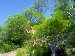 Dark Haired German Girl With An Amazing Body Fucking Outdoors