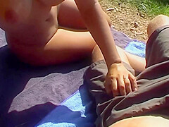 Dark Haired German Girl With An Amazing Body Fucking Outdoors