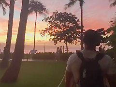 Day w/ the Sins' CreamPie on the Beach, Morning Sex & More CreamPies!