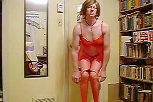 Debbie Heart Solo In Red Lingerie