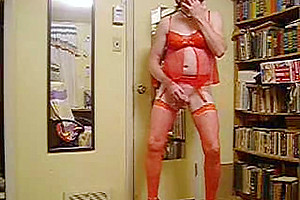 Debbie Heart Solo In Red Lingerie