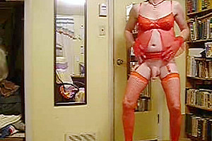 Debbie Heart Solo In Red Lingerie