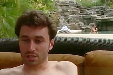Deep throat european Aletta Ocean with hot hooters in blowjob sex video in outdoor