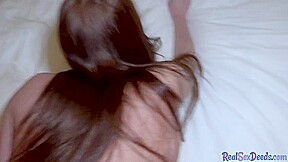Deepthroating slut POV pussynailed for good financial reward
