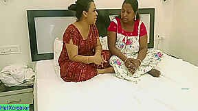Desi Bengali Housewife And Step sister Threesome Sex! Come And Fuck Us!