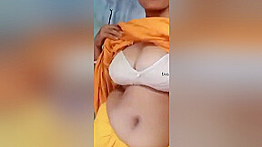 Desi Bhabhi Shows Her Big Boobs And Pussy