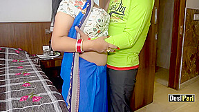 Desi Pari - Bhabhi Seduces Hotel Worker Boy For Sex With Clear Hindi Audio