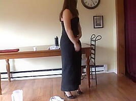 Desperate lady not allowed to relieve herself 02