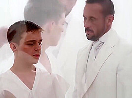 Deviant elder invites twink for a hardcore fuck session
