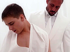 Deviant elder invites twink for a hardcore fuck session
