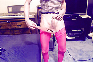 Dick Girl Spanking Balls