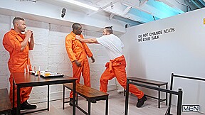 Dickdown In Lockdown Scene Poster on men with Chuck Conrad, Leo Bacchus