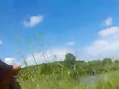 Dickflash - Jerking for a topless sunbather  360p