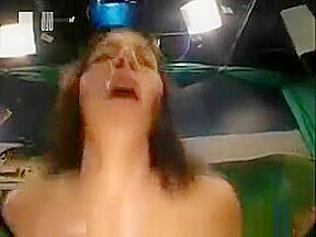 Dirty Brunette Slut Gets Her Face Jizzed
