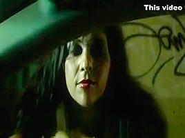 Dirty Brunette Slut Sucks A Strangers Hard Bone Outdoors