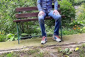 Dirty Panties After Pissing Milf Outdoors Turns Her Boy On 5 Min