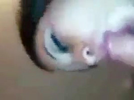 Dirty amateur british chav sucks and fucks